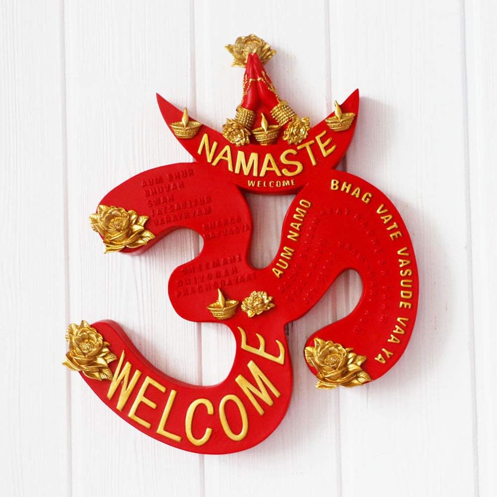 Indian Diwali Gifts Home Decoration - Hindu OM Housewarming Return Gifts India Pooja Item Door Hanging Wall Decor Wedding Party Arts Presents