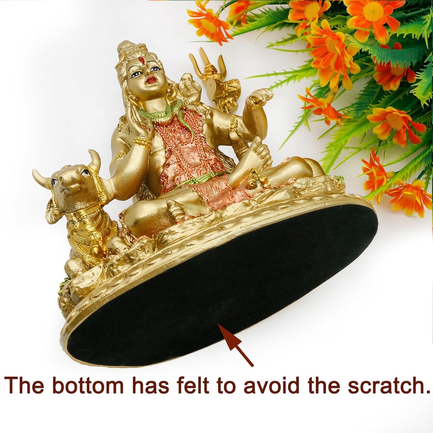 Indian God Shiva Idol Statue - Hindu God Lord Shiva Statue Indian Home Temple Murti Decor Diwali Gifts Meditation Yoga Room Altar Decoration