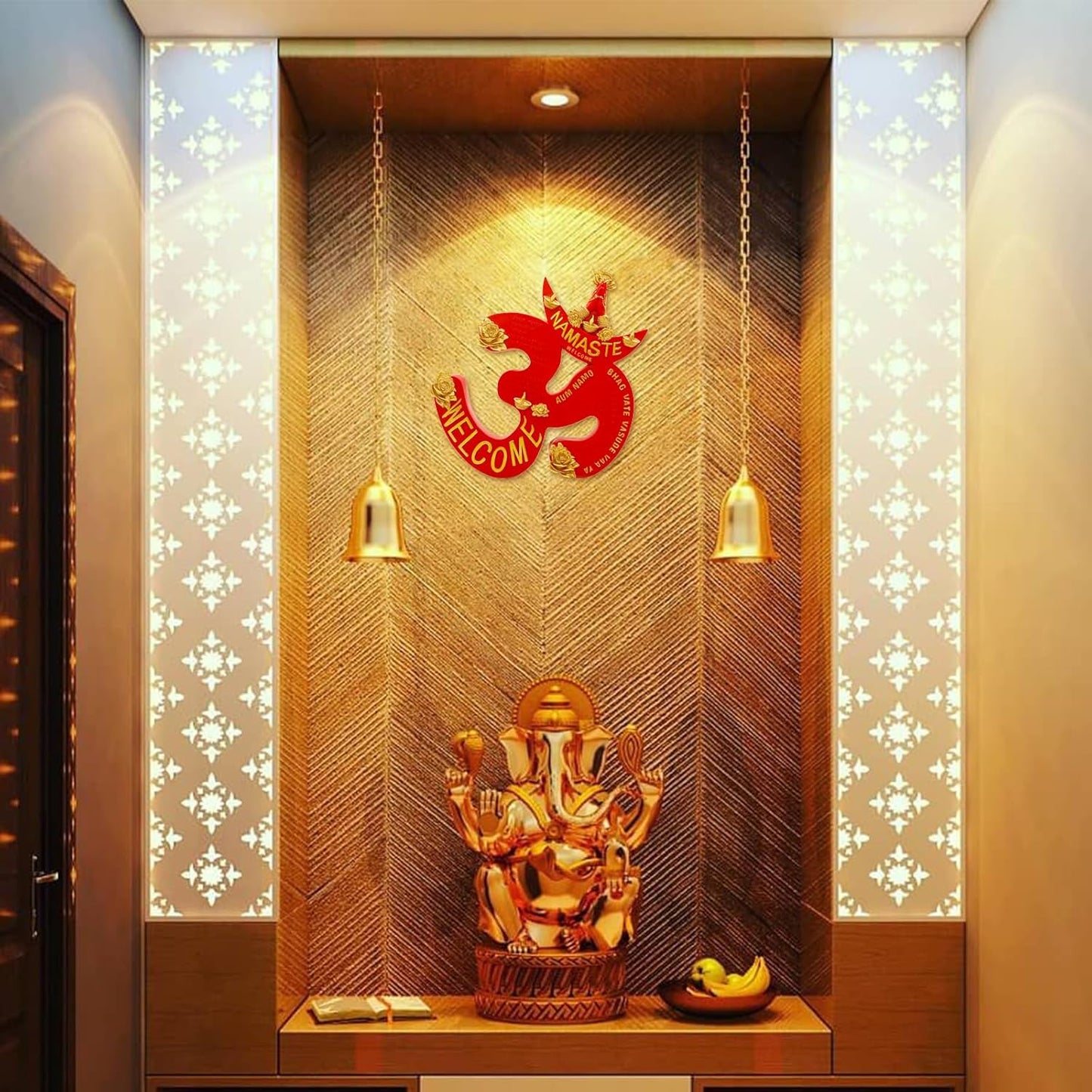 Indian Diwali Gifts Home Decoration - Hindu OM Housewarming Return Gifts India Pooja Item Door Hanging Wall Decor Wedding Party Arts Presents