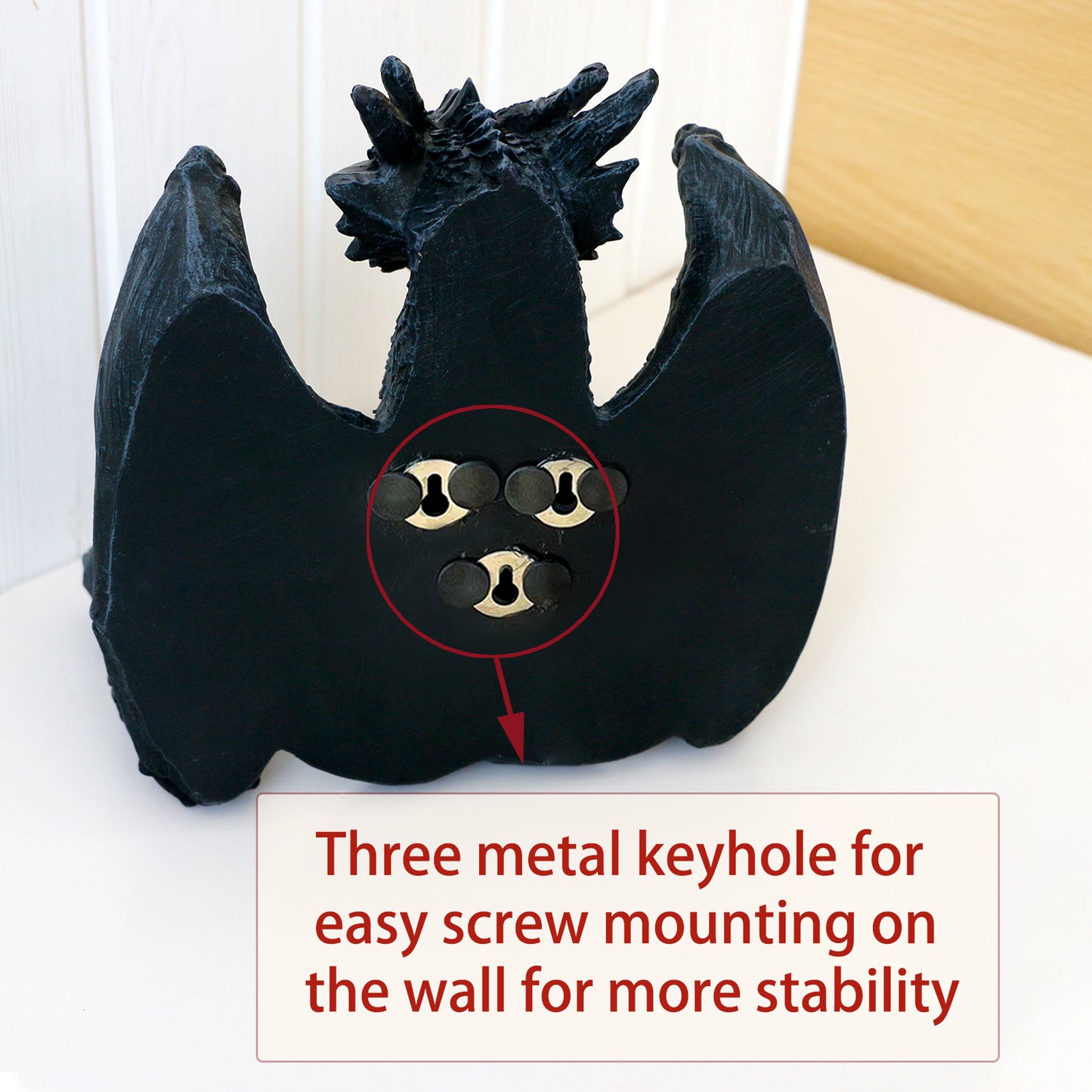 Funny Toilet Paper Roll Holder - Black Dragon Wall Mounted Paper Towel Roll Holder for Bathroom Kitchen Home Decor Medieval Dungeons and Dragons Birthday Gift for Men Women