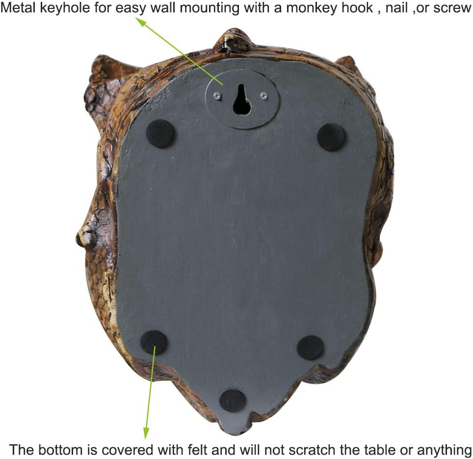 alikiki Jurassic Dinosaur Head Wall hanging - Large T-Rex Wall Mounted Statue Bust 15 inch Tyrannosaurus Rex Wall Sculpture Decor