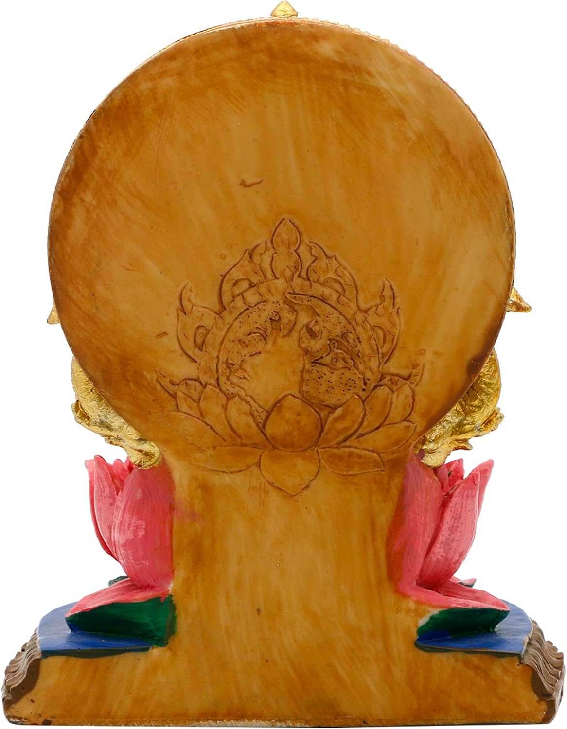 alikiki Indian Lakshmi Idol Statue - 5.1”H Hindu Goddess Laxmi MATA Murti India Pooja Item Home Office Temple Mandir Shrine Altar Diwali Puja Spiritual Decor Ideal Gifts for Indian Friend Relative